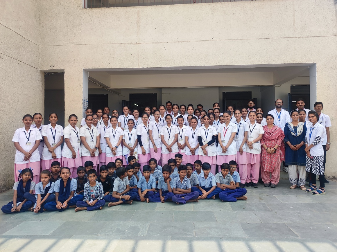 School Health Program was Organized by Final Year B.Sc. Nursing Students of DPCN